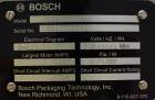 Used Bosch Model SVB3600RB Vertical Form Fill Seal Pouch Machine with Combinati