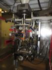 Used Bosch Model SVE2510 Vertical form fill and seal packaging system with Allen-Bradley Control Logix 5555 controls, 14 head Yamato model ADW 414SD dimpled/embossed bucket scale on mild steel platfo...