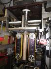 Used Bosch Model SVE2510 Vertical form fill and seal packaging system with Allen-Bradley Control Logix 5555 controls, 14 head Yamato model ADW 414SD dimpled/embossed bucket scale on mild steel platfo...