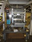 Used Bosch Model SVE2510 Vertical form fill and seal packaging system with Allen-Bradley Control Logix 5555 controls, 14 head Yamato model ADW 414SD dimpled/embossed bucket scale on mild steel platfo...