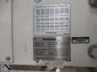 Used Bosch Model SVE2510 Vertical form fill and seal packaging system with Allen-Bradley Control Logix 5555 controls, 14 head Yamato model ADW 414SD dimpled/embossed bucket scale on mild steel platfo...