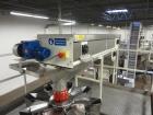 Used Hayssen Model 300E Vertical form fill and seal packaging system. Complete line includes with Ishida 16 head dimpled/embossed bucket scale  , Allen-Bradley Compact Logix L31 controls,  mild steel...