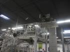 Used Hayssen Ultima Ultra 13-19HR Vertical form fill and seal packaging system. Complete line includes with Ishida 14 head  dimpled/embossed bucket scale and mild steel platform, Allen Bradley SLC 5/...