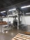 Used Matrix Packaging  Model  Elete DS13  Vertical form fill and seal packaging system. Complete line includes Yamato Adw-714sv  scale  dimpled/embossed bucket scale and Allen-Bradley Micrologix 1500...