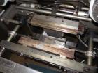 Used Matrix Mercury Model  2840R Vertical form fill and seal packaging system. Complete line includes with Yamato Zigma Series 10 head  dimpled/embossed bucket scale , Has mild steel platform, hot st...