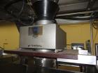 Used Matrix Mercury Model  2840R Vertical form fill and seal packaging system. Complete line includes with Yamato Zigma Series 10 head  dimpled/embossed bucket scale , Has mild steel platform, hot st...
