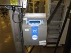 Used Matrix Mercury Model  2840R Vertical form fill and seal packaging system. Complete line includes with Yamato Zigma Series 10 head  dimpled/embossed bucket scale , Has mild steel platform, hot st...