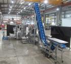 Matrix Packaging Morpheus MVC-300 Continuous Motion Washdown Bagger with Yamato 14-Head Dimpled Bucket Scale, Infeed & Turntable