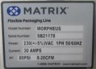 Matrix Packaging Morpheus MVC-300 Continuous Motion Washdown Bagger with Yamato 14-Head Dimpled Bucket Scale, Infeed & Turntable