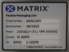 Used Matrix Mercury Vertical Form Fill Seal (VFFS) Packaging System – Complete Line