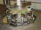Used Matrix Pro Model 2011318WP Vertical Form Fill Seal Machine capable of speeds up to 120 bags per minute. Washdown system complete with Yamato 514SW dimpled bucket scale, Deamco bucket elevator, M...