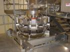 Used Matrix Pro Model 2011318WP Vertical Form Fill Seal Machine capable of speeds up to 120 bags per minute. Washdown system complete with Yamato 514SW dimpled bucket scale, Deamco bucket elevator, M...