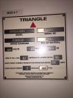 Used- Triangle Model XYT15C4CFB Quad Seal Low Ceiling Height Form Fill Seal