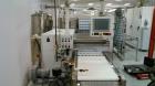 Used Circle Packaging Single Fold Horizonal Towelette Form, Fill and Seal Machine; Model H22S. Product flow from right to left while facing the seal head. Unfolded dimensions 7.5