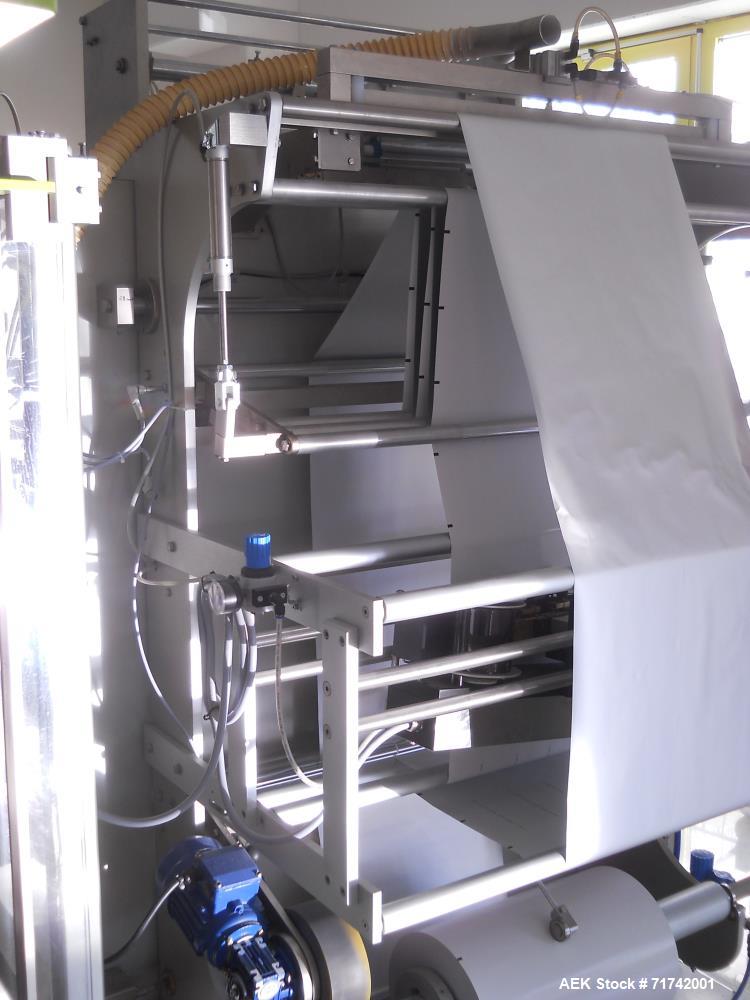 Used Aranow, Model Araform 6 Stick Pack Machine with Enflex Cartoner.