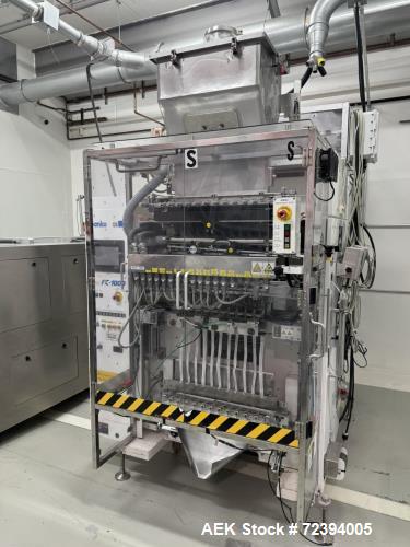 Used Sanko FC-1000-C11L 11-Lane Stick Pack Vertical Form Fill Seal Machine with Volumetric Feeder & Checkweigher