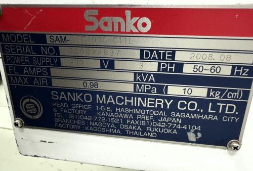 Used Sanko FC-1000-C11L 11-Lane Stick Pack Vertical Form Fill Seal Machine with Volumetric Feeder & Checkweigher
