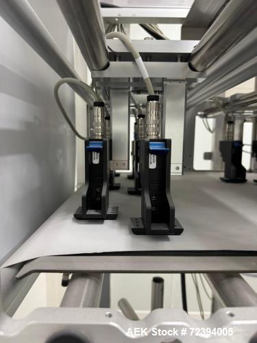 Used Sanko FC-1000 11-Lane Stick Pack Vertical Form Fill Seal Machine with Volumetric Feeder & Checkweigher