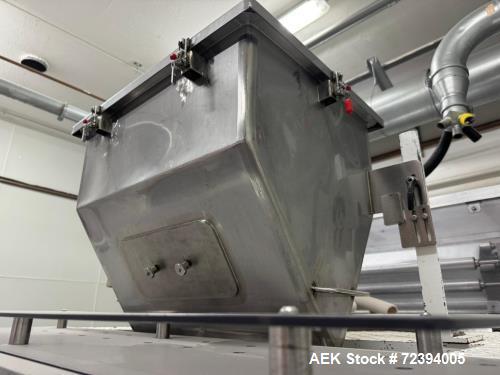 Used Sanko FC-1000 11-Lane Stick Pack Vertical Form Fill Seal Machine with Volumetric Feeder & Checkweigher