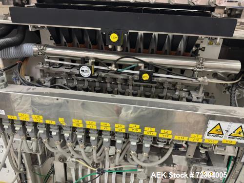 Used Sanko FC-1000 11-Lane Stick Pack Vertical Form Fill Seal Machine with Volumetric Feeder & Checkweigher