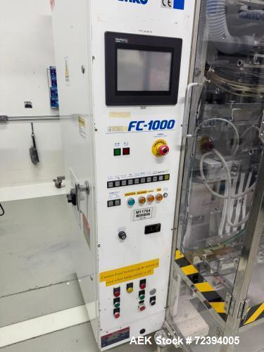 Used Sanko FC-1000 11-Lane Stick Pack Vertical Form Fill Seal Machine with Volumetric Feeder & Checkweigher