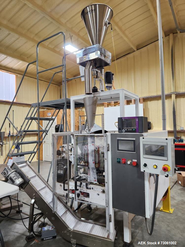 Used- Hayssen Ultima Model 12-16 Vertical Form, Fill, and Seal Packaging System