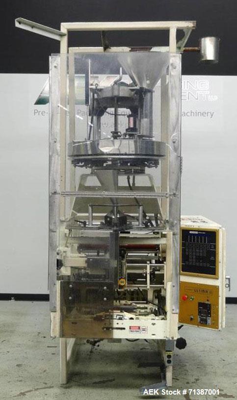 Used Hayssen Ultima Model 95-16 HR Vertical Form Fill Seal Machine
