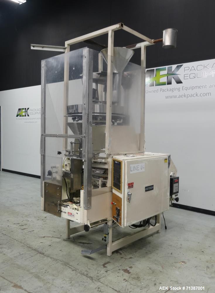 Used Hayssen Ultima Model 95-16 HR Vertical Form Fill Seal Machine