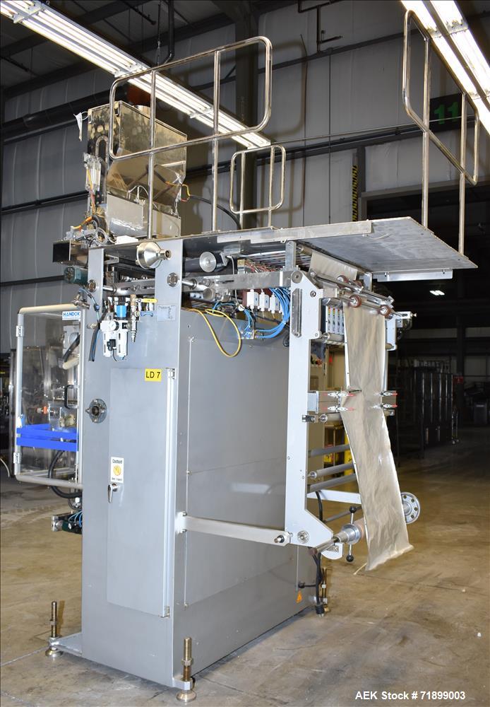 Used Handok Stick Pack Machine, Model PD-P3V 10 Lane, 23mm