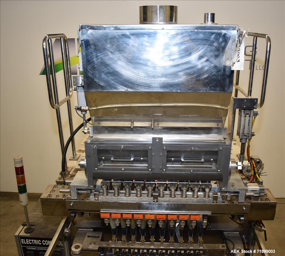 Used Handok Stick Pack Machine, Model PD-P3V 10 Lane, 23mm