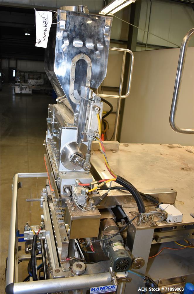 Used Handok Stick Pack Machine, Model PD-P3V 10 Lane, 23mm