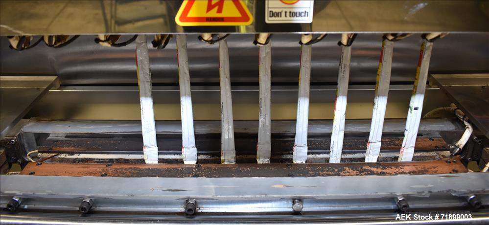 Used Handok Stick Pack Machine, Model PD-P3V 10 Lane, 23mm