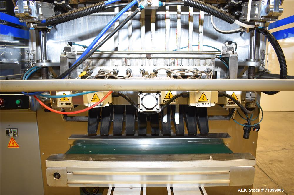 Used Handok Stick Pack Machine, Model PD-P3V 10 Lane, 23mm