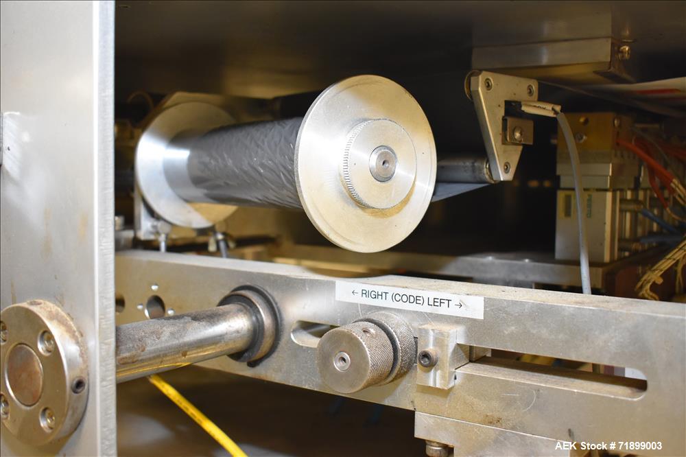 Used Handok Stick Pack Machine, Model PD-P3V 10 Lane, 23mm