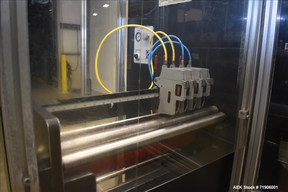 Used Ropak Model Stikpak, 5 Lane Vertical Stickpack Form Fill Seal Machine.