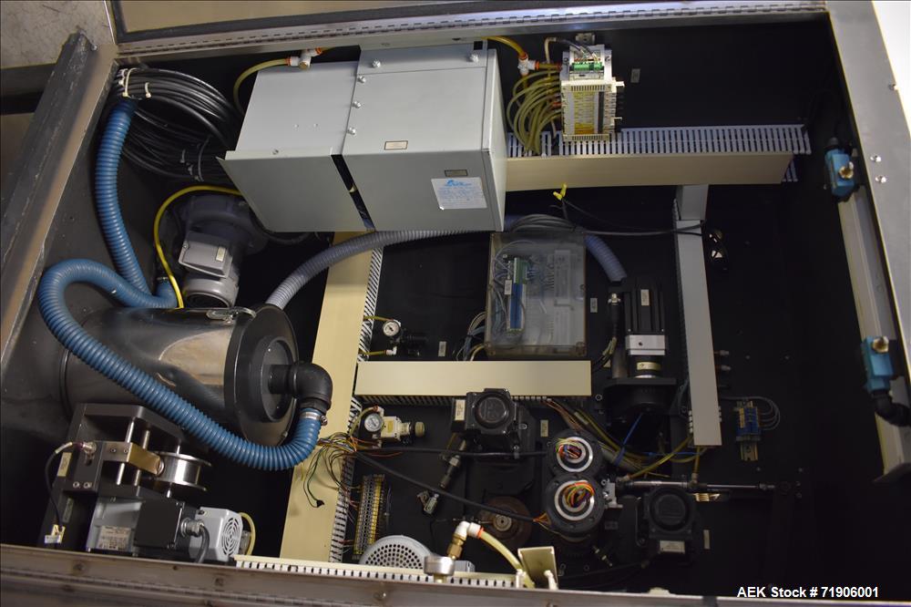 Used Ropak Model Stikpak, 5 Lane Vertical Stickpack Form Fill Seal Machine.