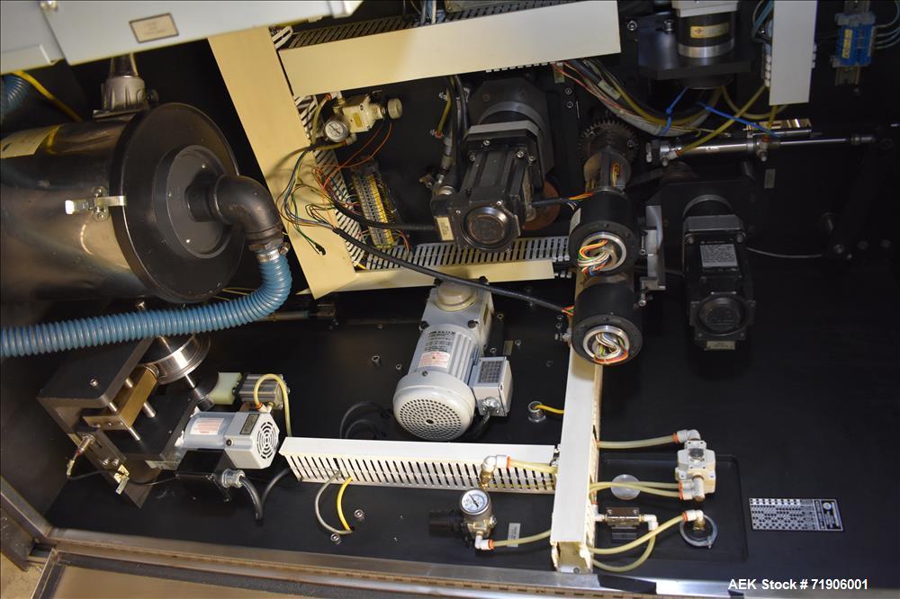 Used Ropak Model Stikpak, 5 Lane Vertical Stickpack Form Fill Seal Machine.