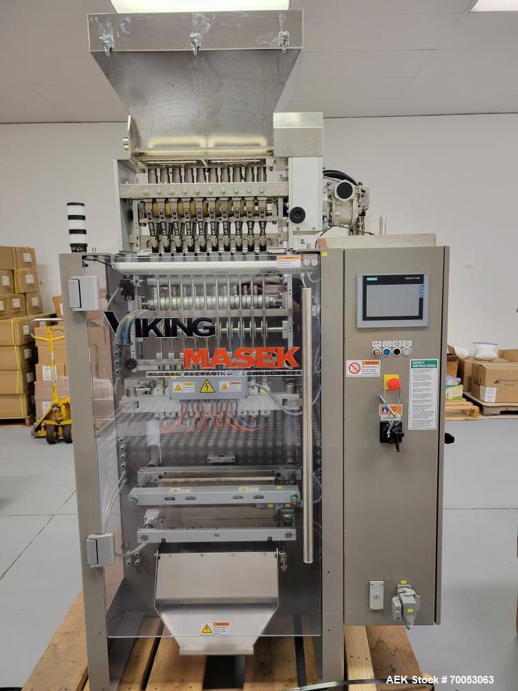 Used- Viking Masek Form Fill and Seal Stick Packer