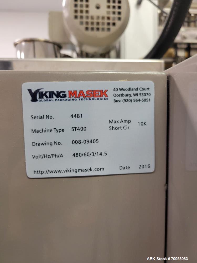 Used- Viking Masek Form Fill and Seal Stick Packer