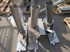 Used Transwrap Model S-750 Vertical Form Fill and Seal Machine. Includes top-mounted volumetric feeder. Has a 24