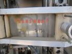 Used Transwrap Model S-750 Vertical Form Fill and Seal Machine. Includes top-mounted volumetric feeder. Has a 24