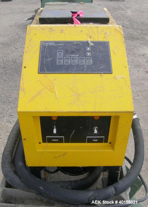 Used Astro Packaging hot melt adhesive unit, model D2-15. Approximate capacity 15 pounds of adhesive. Heating time 30-45 minutes, melt rate 15 pounds an hour. 1/50/60/120 volt, 20 amp. Includes dispe...