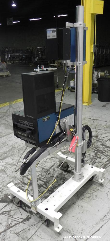 Used Nordson Series 3100 Hot Melt Glue System. System is complete with (1) Nordson PC40 pattern controller, (1) Nordson PS40 power supply, and (1) Nordson electric gun driver. Glue unit also has (1) ...