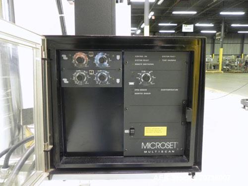 Used Nordson Series 3100 Hot Melt Glue System. System is complete with (1) Nordson PC40 pattern controller, (1) Nordson PS40 power supply, and (1) Nordson electric gun driver. Glue unit also has (1) ...