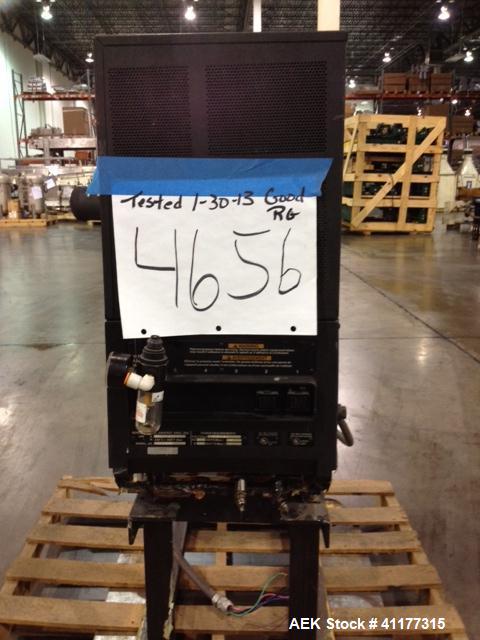 Used Nordson 3700 Hot Melt Glue Unit, 50/60 hz, 27 amp, maximum 1/3 watts. Maximum temperature range 450 deg F.