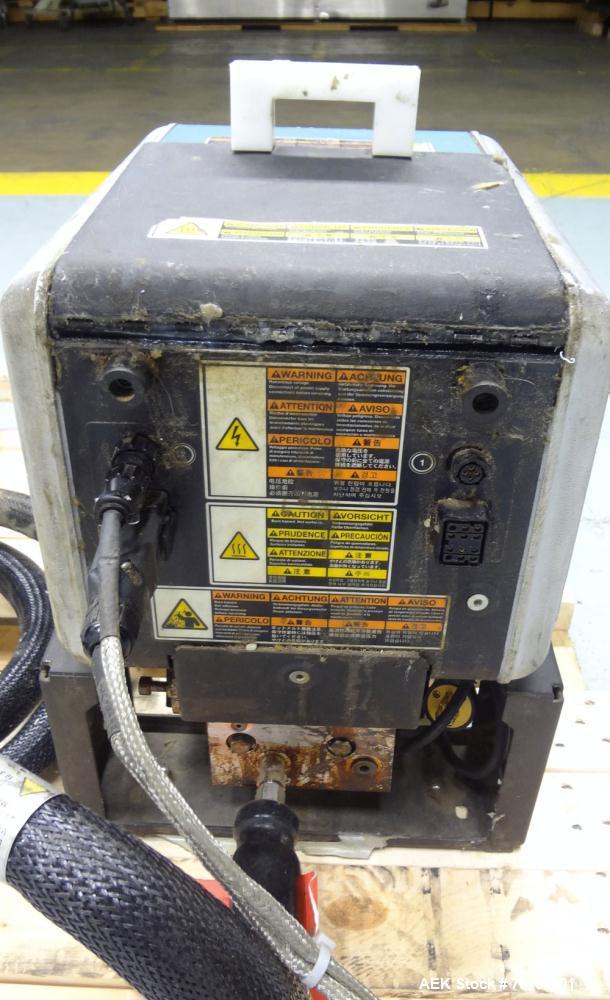 Used Nordson Model Durablue 4 Hot Melt Glue Unit. Has a 4-liter glue tank capacity. Has an output rating of up to 13.9lbs per hour with a melt rate of 10.3lbs per hour. Currently set up with (1) hose...