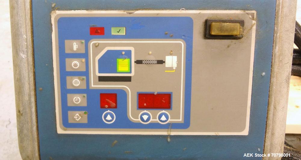 Used Nordson Model Durablue 4 Hot Melt Glue Unit. Has a 4-liter glue tank capacity. Has an output rating of up to 13.9lbs per hour with a melt rate of 10.3lbs per hour. Currently set up with (1) hose...