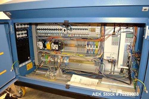 Used Nordson Hot Melt Glue & Adhesive Melting System, Model EX20-1xPS01-1xPE20-1. Melt rates from 3 - 2500 KG/Hr or 7 - 5512 lbs/hr). Operating temperature: 20 - 300 degrees celcius or 68 to 572 degr...