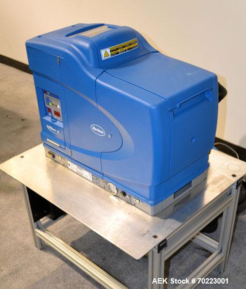 Used Nordson Hot Melt Adhesive Applicator System, Model Problue 10. Volume 10 liter, hmelt rate per hour 24 pound, throughput per hour 27.3 pound. Includes a PS40 Nordson power supply, and an Eclipse...