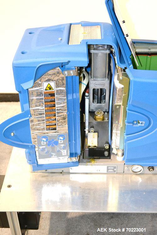 Used Nordson Hot Melt Adhesive Applicator System, Model Problue 10. Volume 10 liter, hmelt rate per hour 24 pound, throughput per hour 27.3 pound. Includes a PS40 Nordson power supply, and an Eclipse...